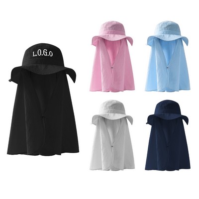 Outdoor Quick Dry Big Shawl Fisherman Hat