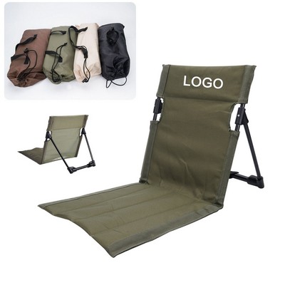 Portable Camping Folding Chair Beach Backrest Lounge Chair