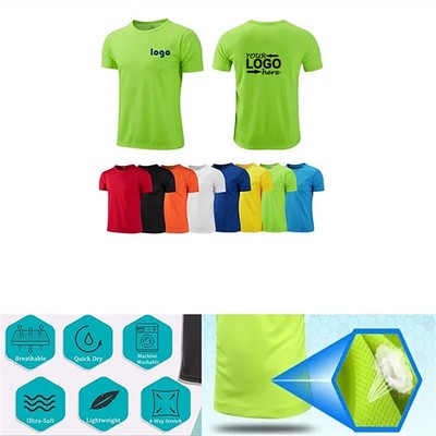 Men's Short Sleeve Quick Dry T Shirts