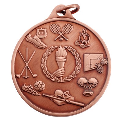 1 1/2" Bronze Sports Medal