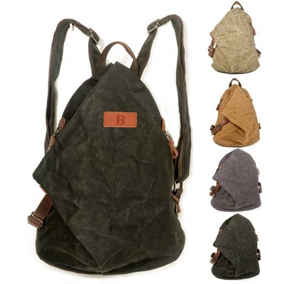 Waterproof retro backpack