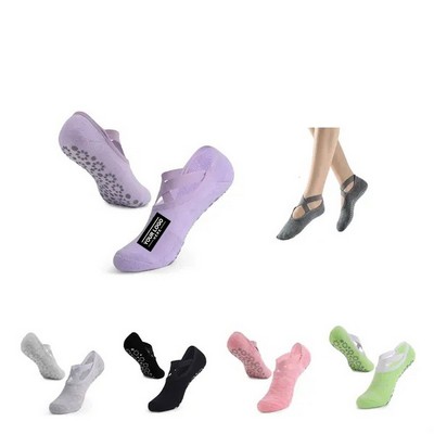 Non-Slip Grip Yoga Socks for Indoor Workouts