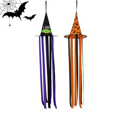 Halloween Witch Hat Windpipe Flag