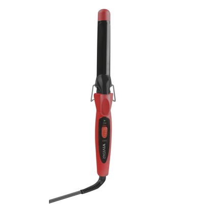 Health, Beauty & Fitness Vivitar 1" Ceramic Curling Iron- 400º Temperature Capacity - Red