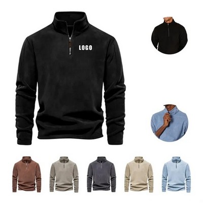 Men's 1/4 Zip Fleece Pullover