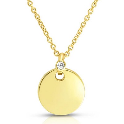 Jilco Inc Diamond Bale Disc Pendant