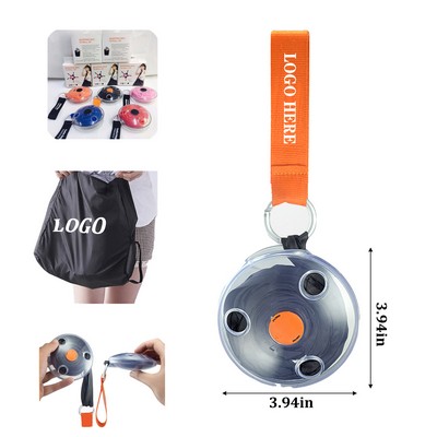 Portable Disc Folding Storage Shopping Bag