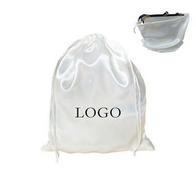 Satin Drawstring Pouch & Dust-Proof Bag
