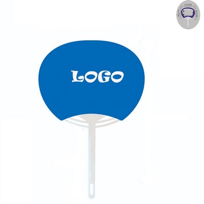 Plastic Round Handheld Fans 