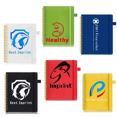 8" x 10" Soft Touch Spiral Journal Notebook