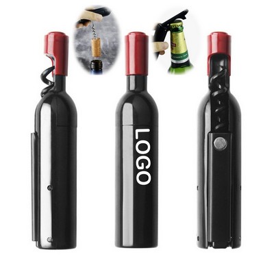 Wine Bottle Shape Wine Corkscrew