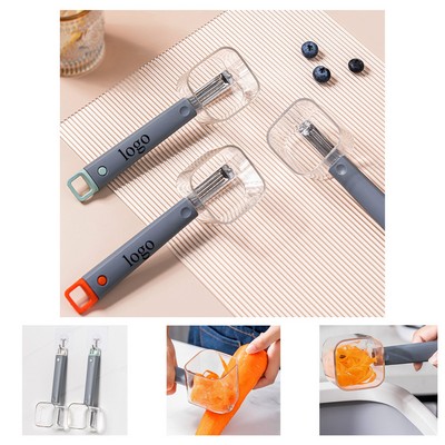 Stainless Steel Peeler with Organizer