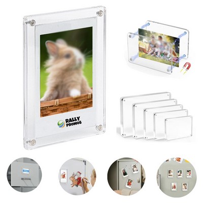 Magnetic Acrylic Fridge Magnets Picture Frame