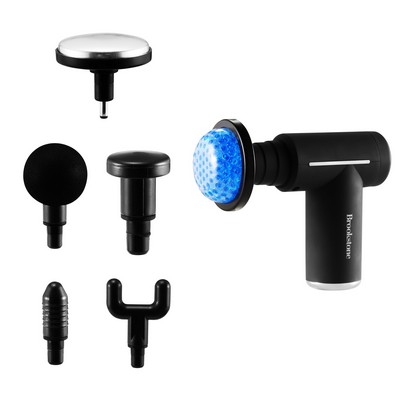 Health, Beauty & Fitness Brookstone Cordless Rechargeable Hot/Cold Percussion Massage Gun