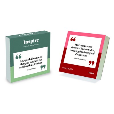 2026 Inspire Daily Desktop Calendar