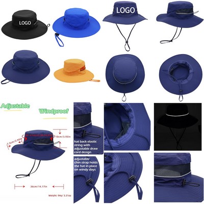 Folding Beach Edge Bucket Hat