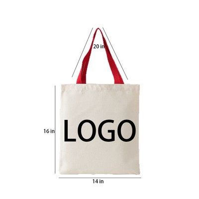 10oz Natural Cotton Fiber Tote Bags (14"x16")