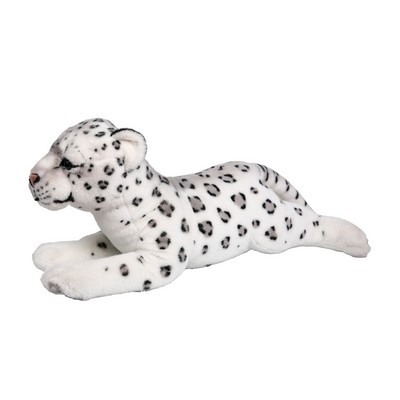 Laying on All Fours Snow Leopard