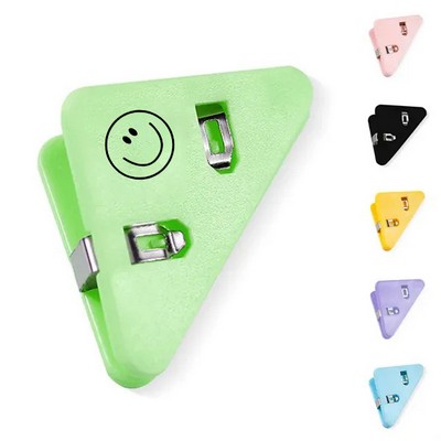Triangular Transparent File Corner Clip