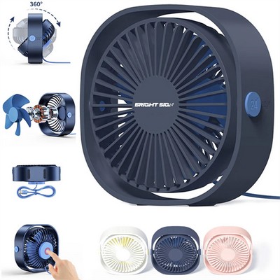 Personal Desktop Home Office Travel USB Mini Fan