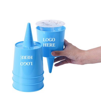 Beach Sand Cup Holder for Beverage Phone Sunglass Key Coaster Accessory