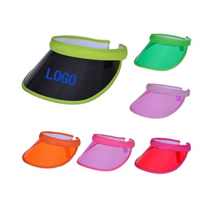 PVC Anti UV Sun Visor Hat