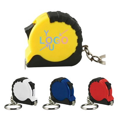 Compact Tape Measure Keyring