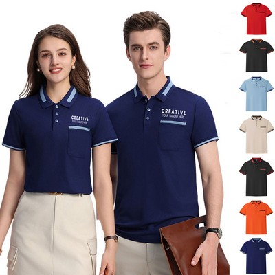 Unisex Short Sleeve Polo Shirt