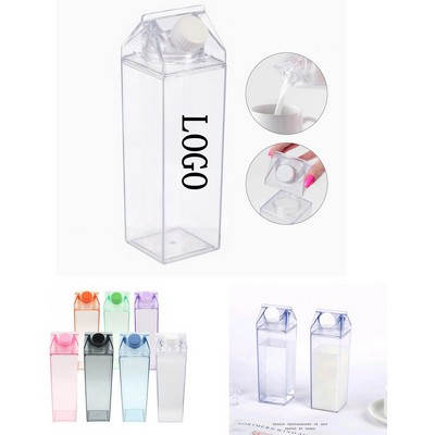 17Oz Milk Carton Water Bottle