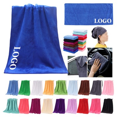 Premium 100% Cotton Velour Sports Towel