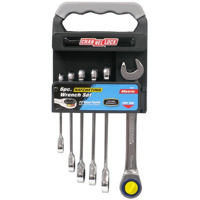 Allied Channellock 6-Piece Metric Ratcheting Wrench Set