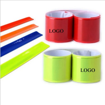 PVC Reflective Slap Bracelet