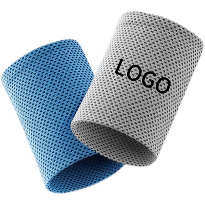 Summer Ice Silk Sports Wristband (Single Piece)
