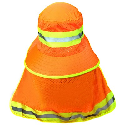 High Visibility Orange/Lime Full Brimmed Ranger Style Hats