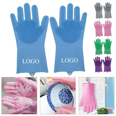 Silicone Scrubbing Gloves