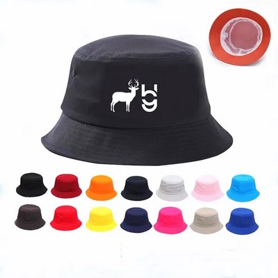Cotton Stylish Sun Bucket Hat ( Unisex )