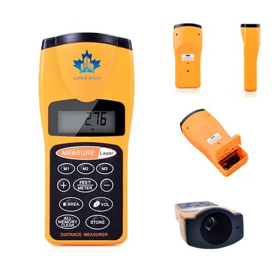 Ultrasonic Distance Measurer Laser Point Precise