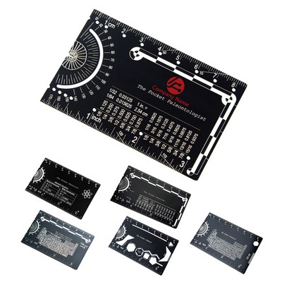 Pocket Metal Scale Engineering Ruler