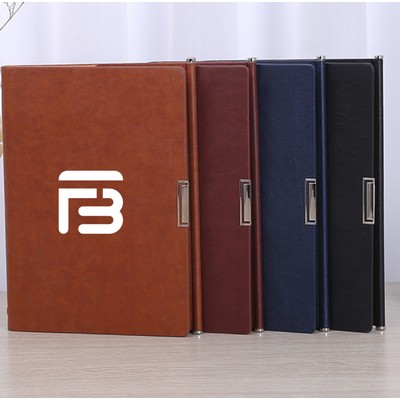 Loose-Leaf Leather Bound Lined Journal Notebook