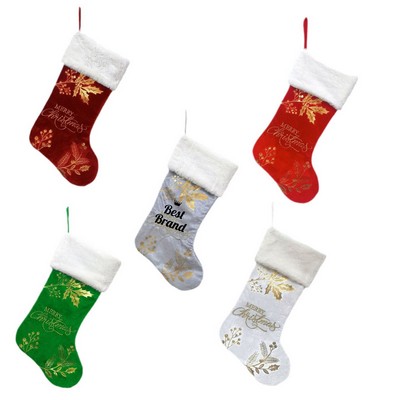 Colorful Merry Christmas Stockings