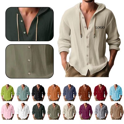 Hooded Long-Sleeve Top