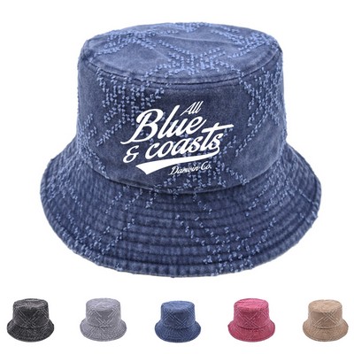 Breathable Cotton Sun Bucket Hat
