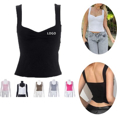 Backless Cropped Thank Top