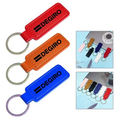 Pu Leather Keychain Tag