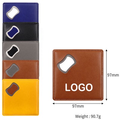 Coasters with Personalized Bottle Openers