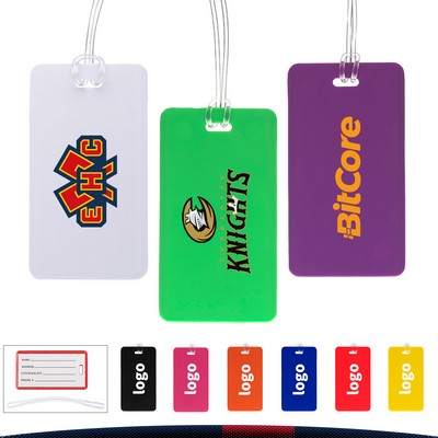 Durable Plastic Slip In Pocket Luggage Tags