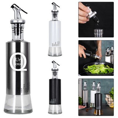 Medium Stainless Steel Oil Bottle Dispensers