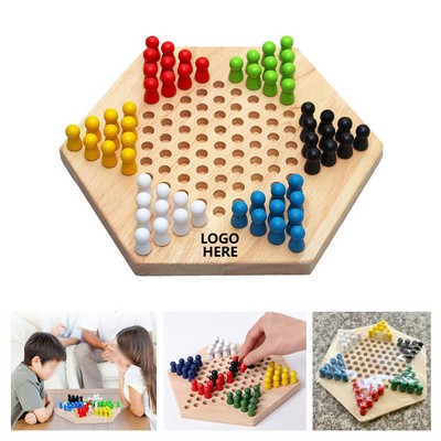 Timeless Wooden Peg Jumping Game