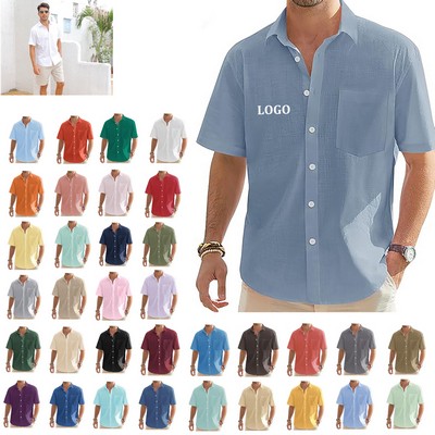 Short Sleeve Cotton Shirt