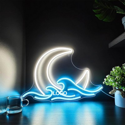 Acrylic LED Neon Lights With Customizable Shapes